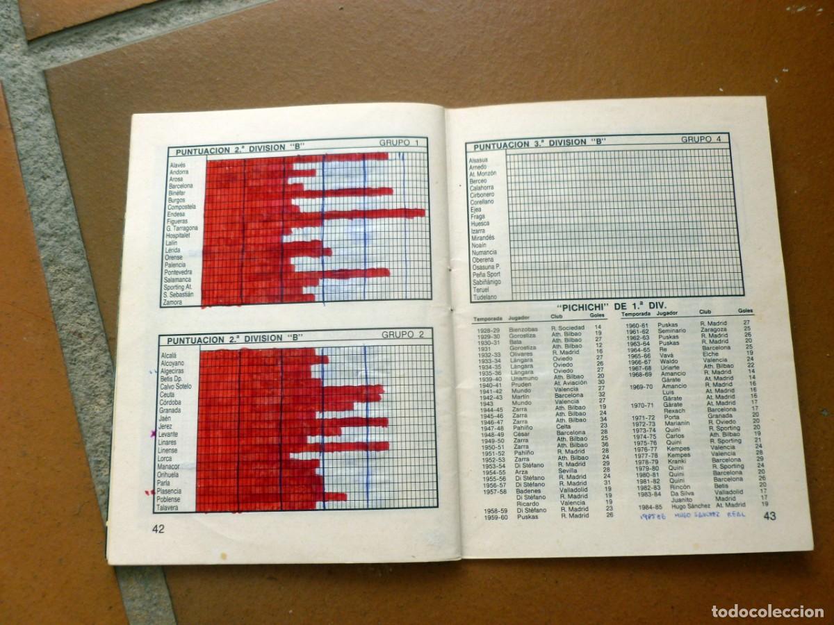 Coleccionismo deportivo: Calendario liga 1985/86 - Foto 4