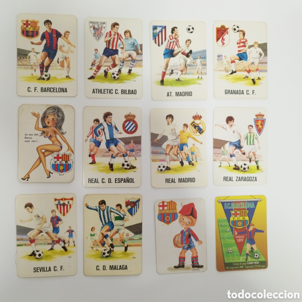Coleccionismo deportivo: LOTE 12 CALENDARIOS FUTBOL / 1975 Y 1976