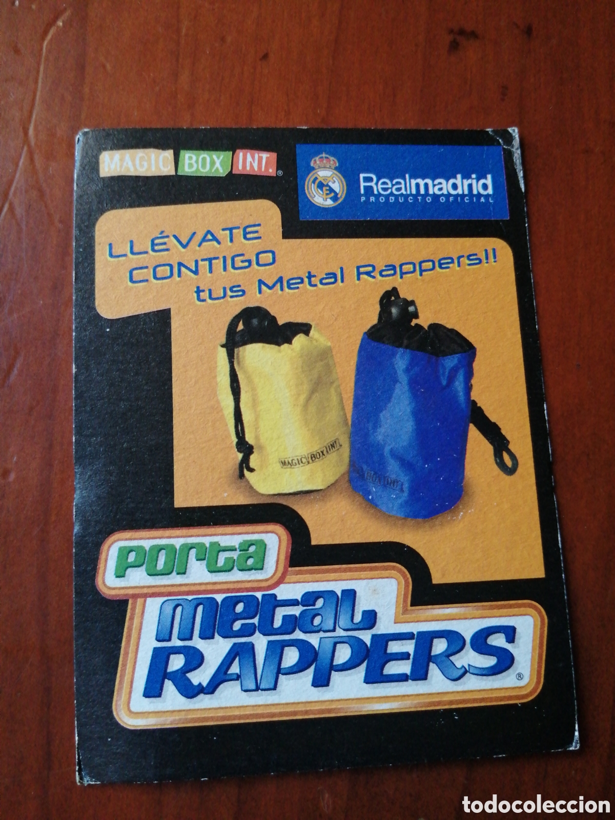 Coleccionismo deportivo: METAL RAPERS REAL MADRIDMAGIC BOX INC CHECK LIST - Foto 2