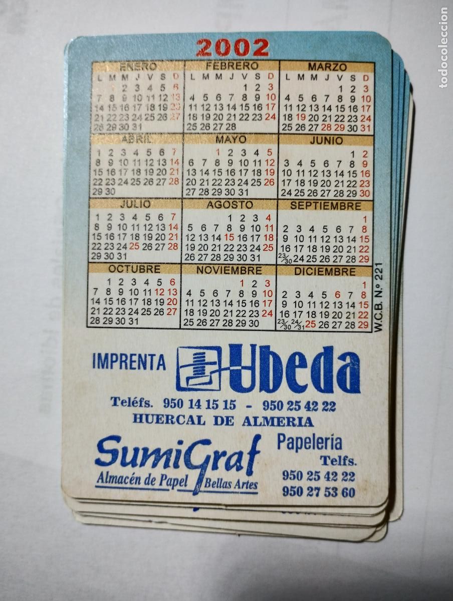 Coleccionismo deportivo: Calendario de bolsillo 2002 Betis: Copa y Estadio - Foto 2
