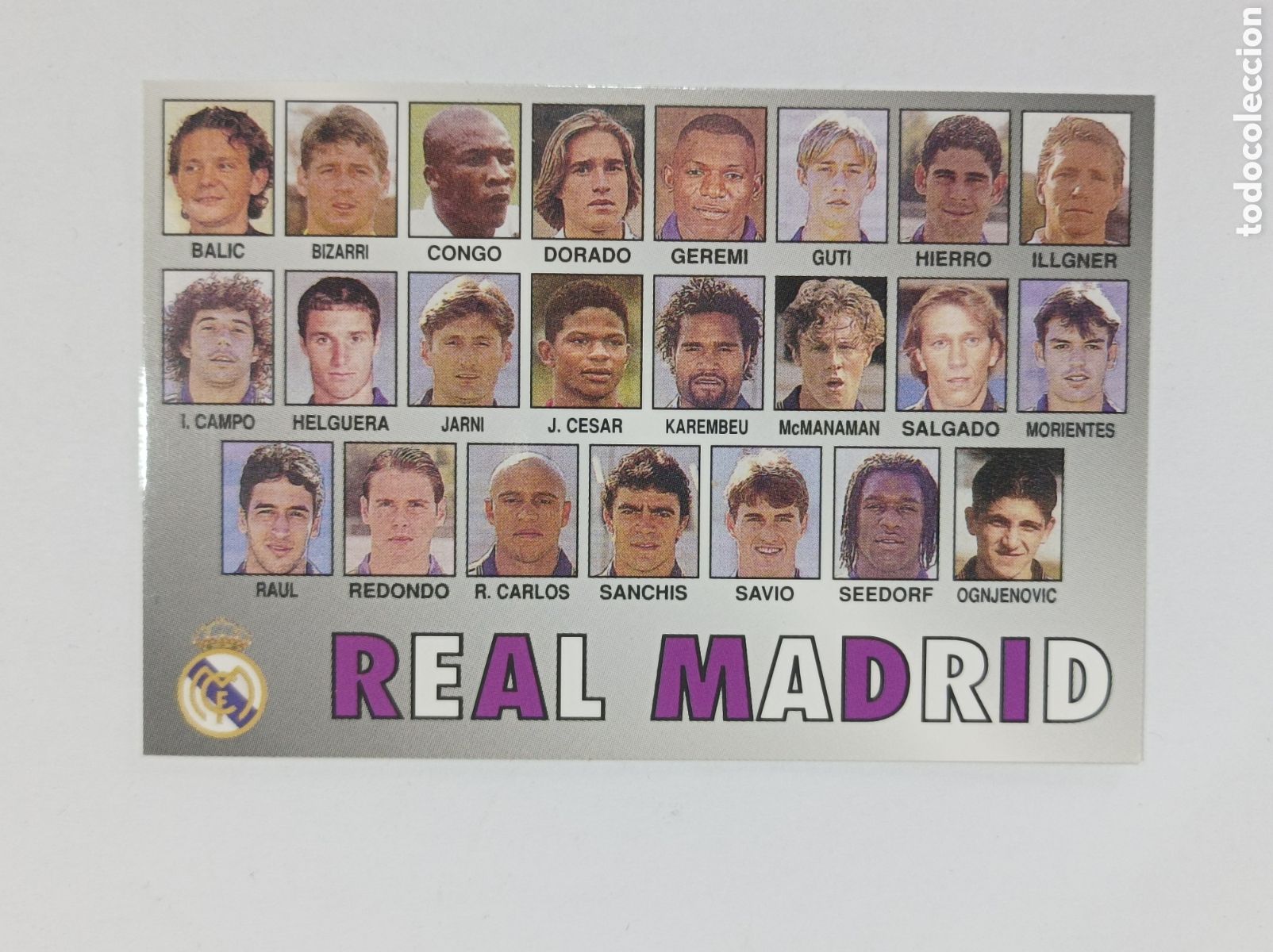 Coleccionismo deportivo: CALENDARIO REAL MADRID 2000. BUEN ESTADO. - Foto 1
