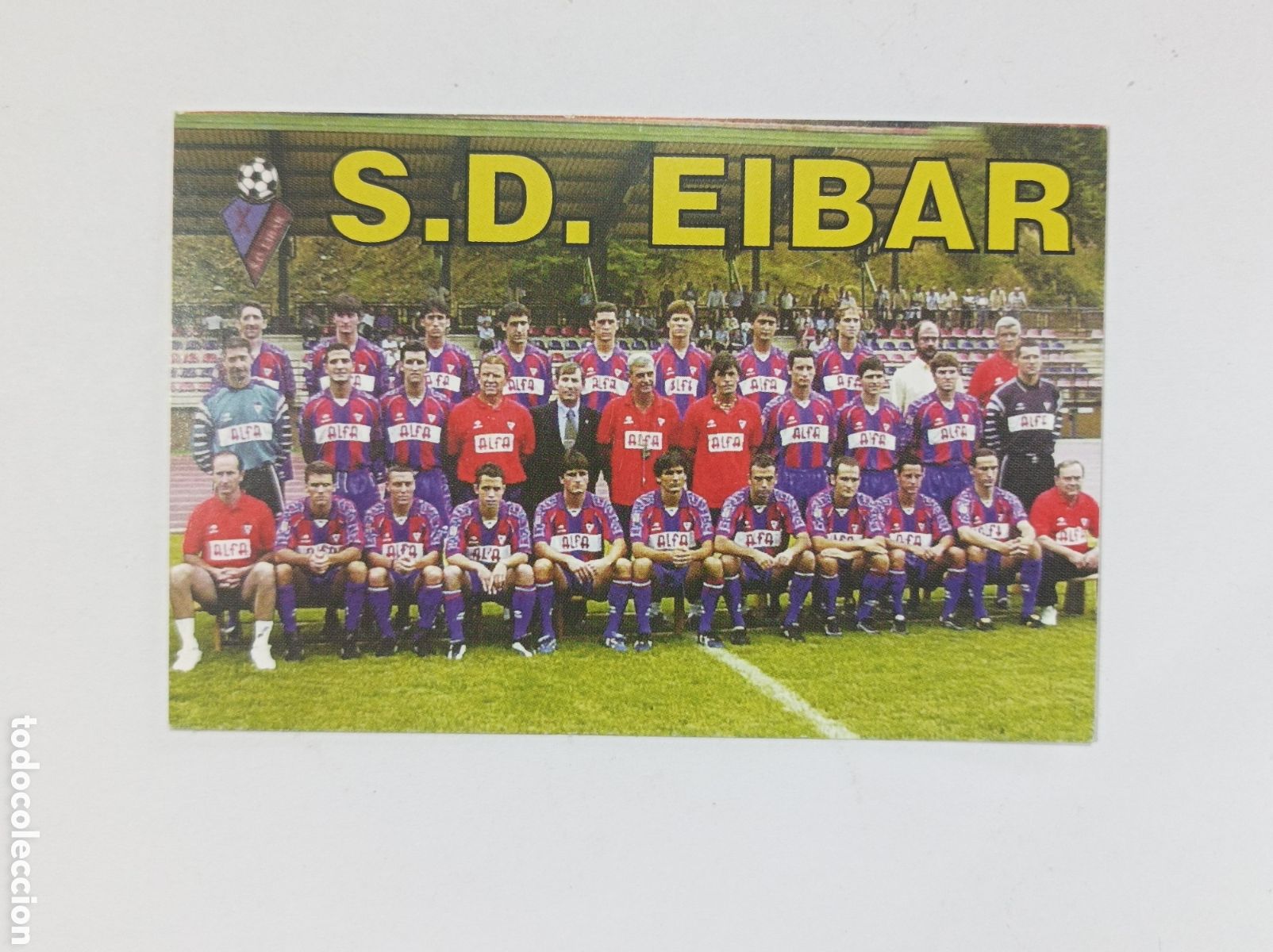 Coleccionismo deportivo: CALENDARIO S.D EIBAR 2001. BUEN ESTADO. - Foto 1