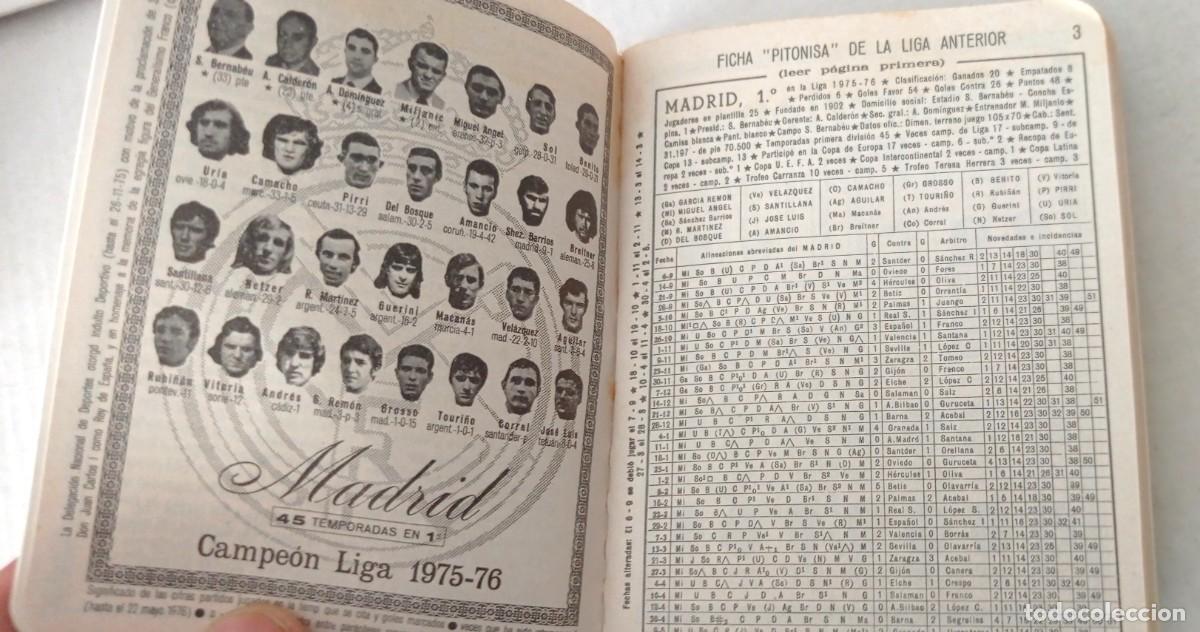 Coleccionismo deportivo: Dos Calendarios dinamicos de la LIGA 1976/77 ORIGINALES - Foto 6