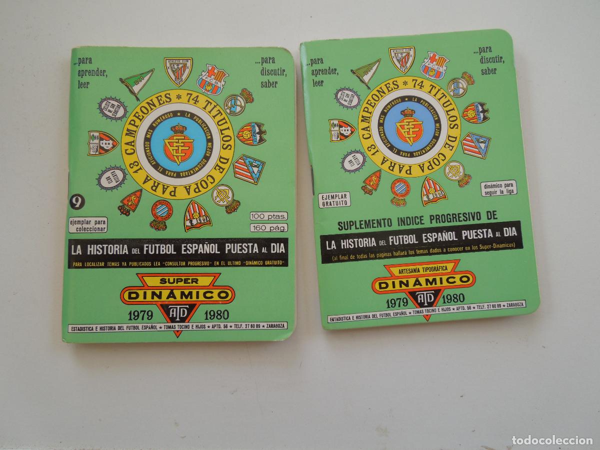 Coleccionismo deportivo: DIN&Aacute;MICO - LIGA DE FUTBOL 1979-1980 - ANUARIO Y SUPLEMENTO.