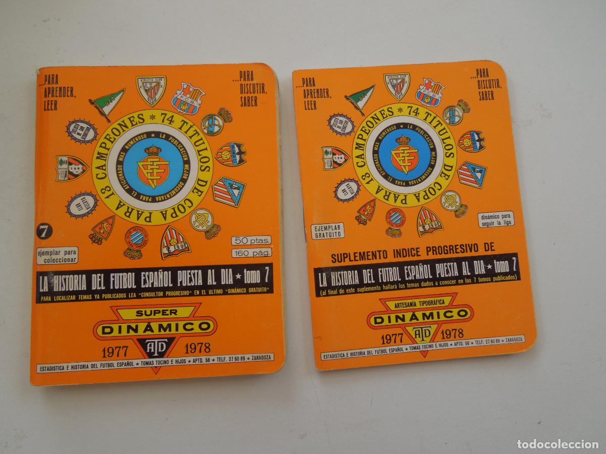 Coleccionismo deportivo: DIN&Aacute;MICO - LIGA DE FUTBOL 1977-1978 - ANUARIO Y SUPLEMENTO.