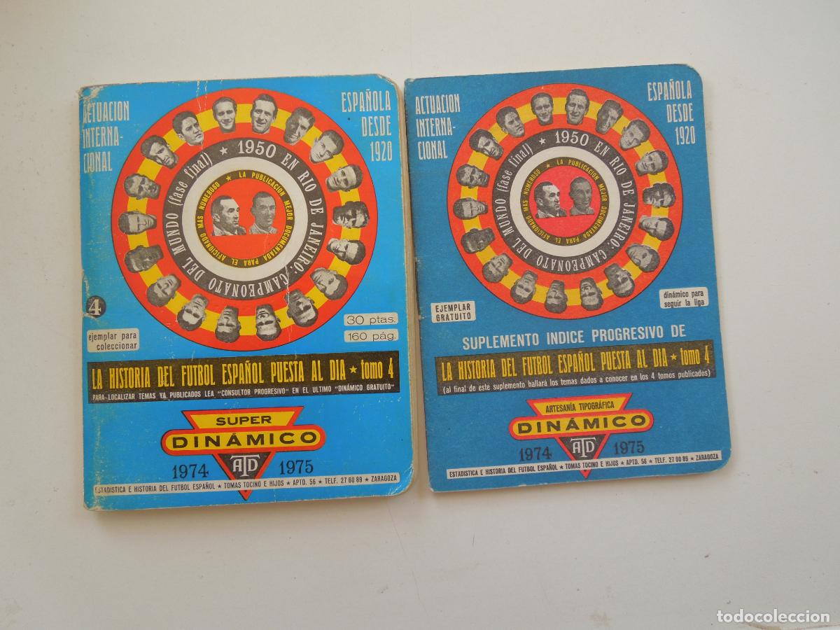 Coleccionismo deportivo: DIN&Aacute;MICO - LIGA DE FUTBOL 1974-1975 - ANUARIO Y SUPLEMENTO.