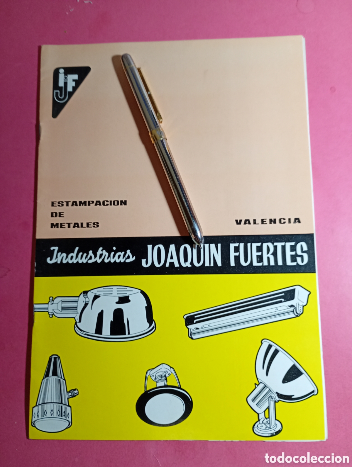 Coleccionismo deportivo: VALENCIA ESTAMPACI&Oacute;N DE METALES INDUSTRIAS JOAQU&Iacute;N FUERTES - ILUMINACI&Oacute;N, ENERO 1968