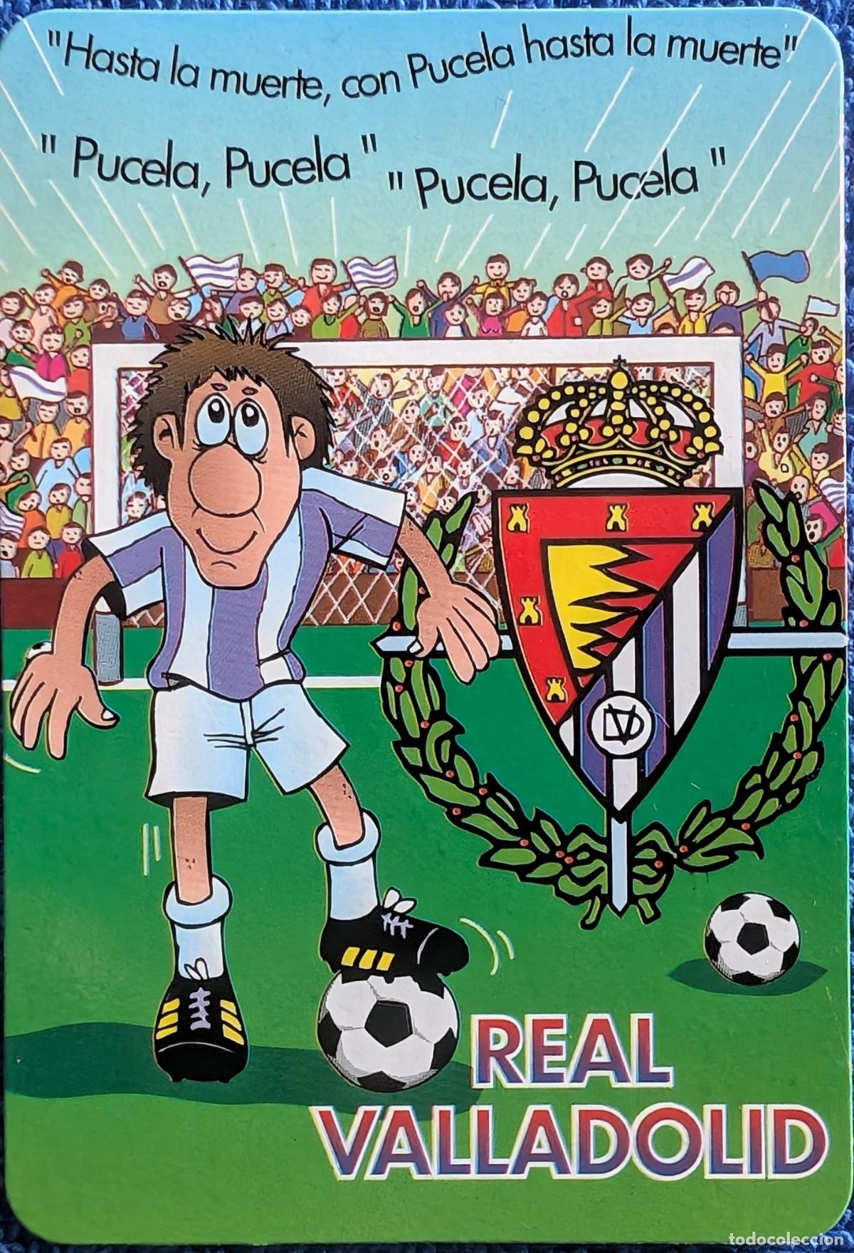 Coleccionismo deportivo: Antiguo calendario de bolsillo del Real Valladolid (1997)