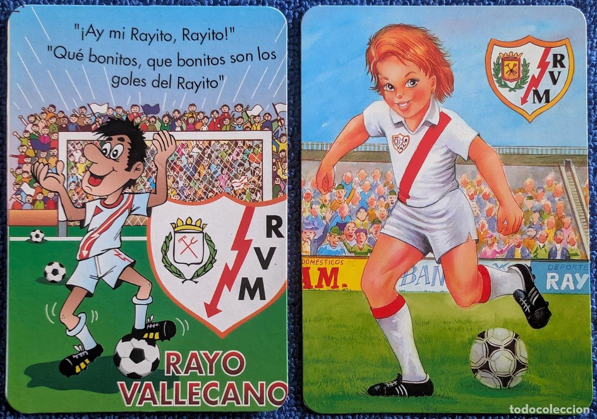 Coleccionismo deportivo: Antiguo calendario de bolsillo del Rayo Vallecano (1996)