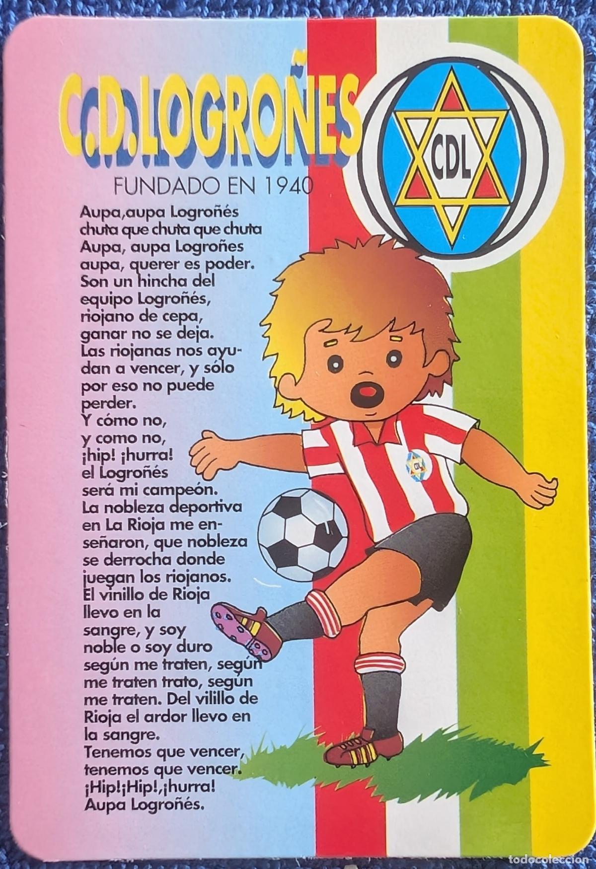 Coleccionismo deportivo: Antiguo calendario de bolsillo del Logro&ntilde;&eacute;s (1995) - Foto 1