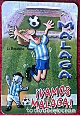 Coleccionismo deportivo: CALENDARIO DE BOLSILLO F&Uacute;TBOL 2016 MALAGA LA ROSALEDA