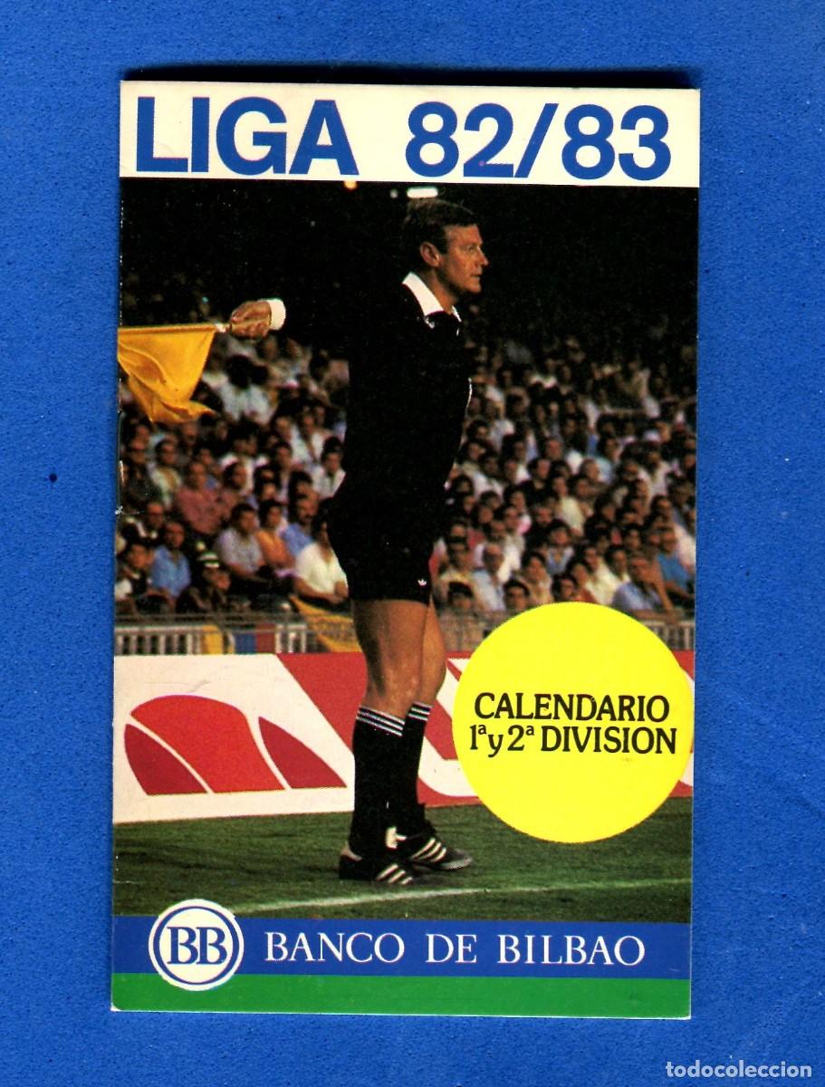 Coleccionismo deportivo: CALENDARIO FUTBOL LIGA 82/83 PUBLICIDAD BB BANCO BILBAO