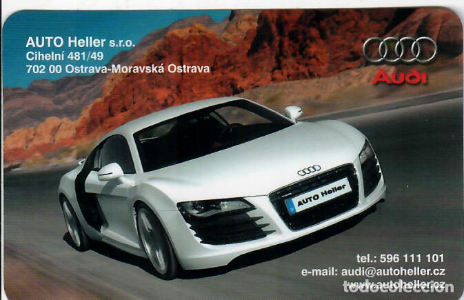 Coleccionismo deportivo: CALENDARIO DE BOLSILLO DE REP. CHECA - A&Ntilde;O 2008 - AUDI