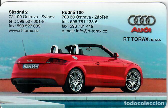 Coleccionismo deportivo: CALENDARIO DE BOLSILLO DE REP. CHECA - A&Ntilde;O 2008 - AUDI