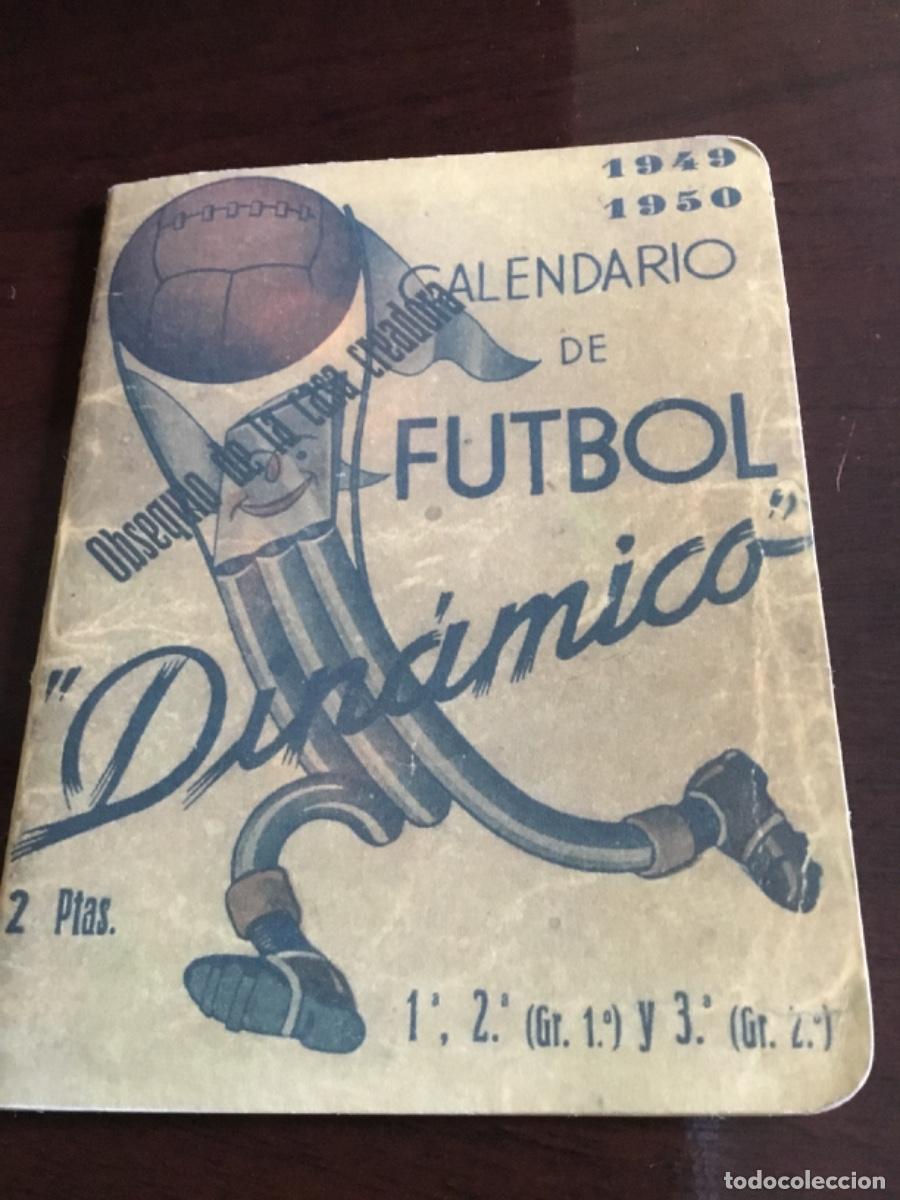 Coleccionismo deportivo: CALENDARIO DE FUTBOL DINAMICO 1949 1950 FACSIMIL