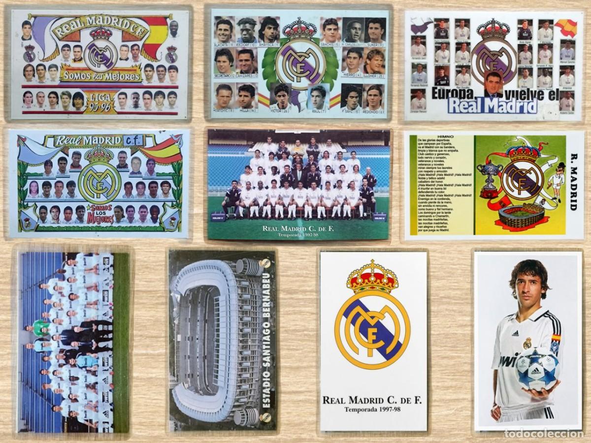 Collectionnisme sportif: Lote de 10 calendarios oficiales Real Madrid