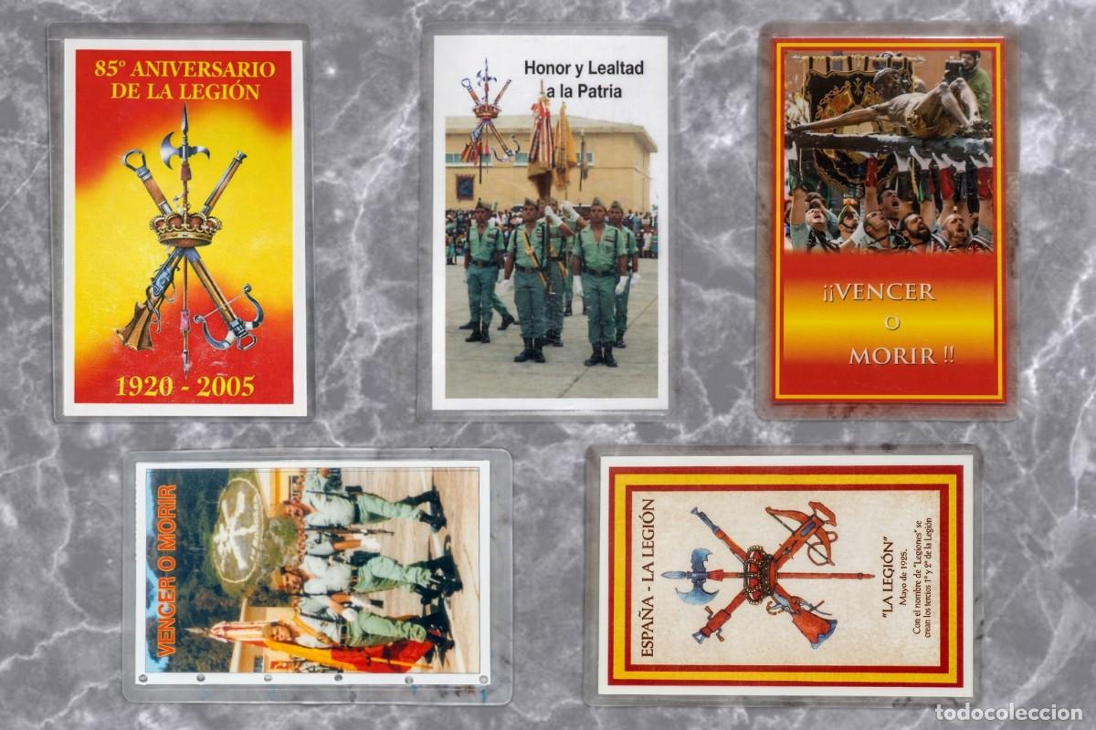 Collectionnisme sportif: Lote de 5 calendarios de la Legi&oacute;n espa&ntilde;ola