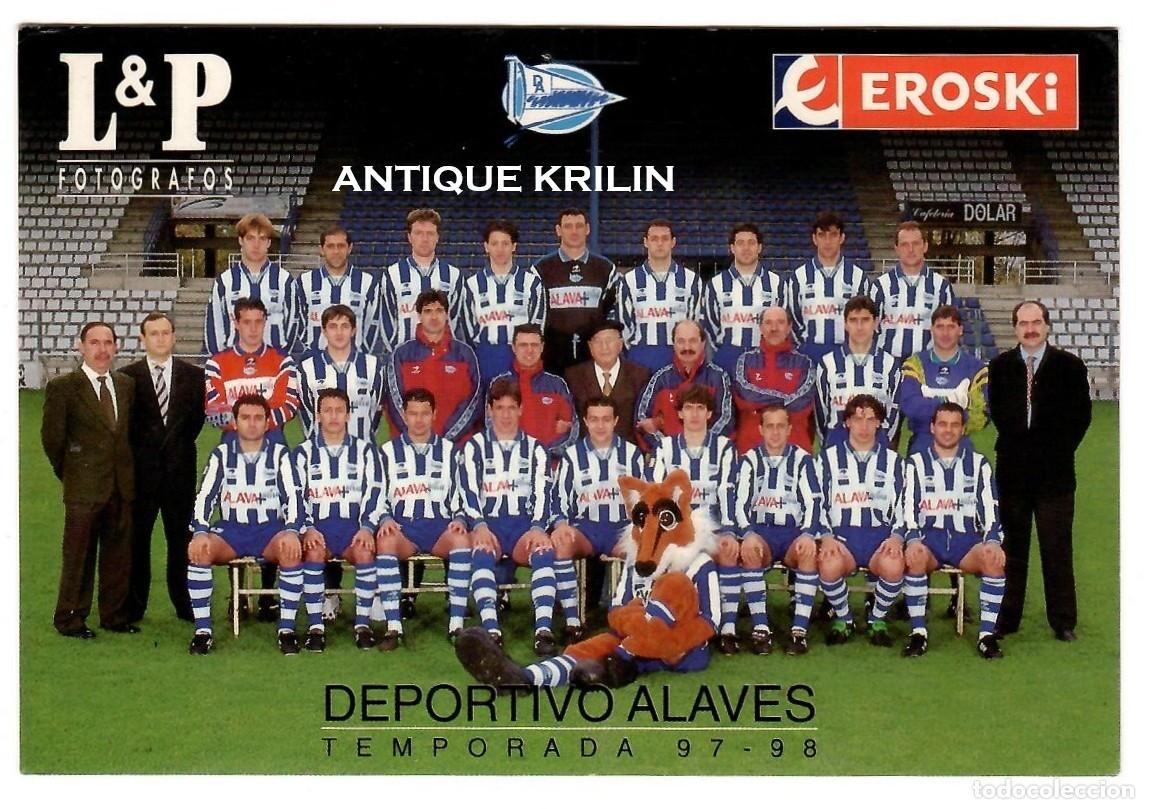 Sports collectibles: CALENDARIO 1998 / DEPORTIVO ALAVES TEMPORADA 97-98 / MEDIDAS 14 X 9.5 CM