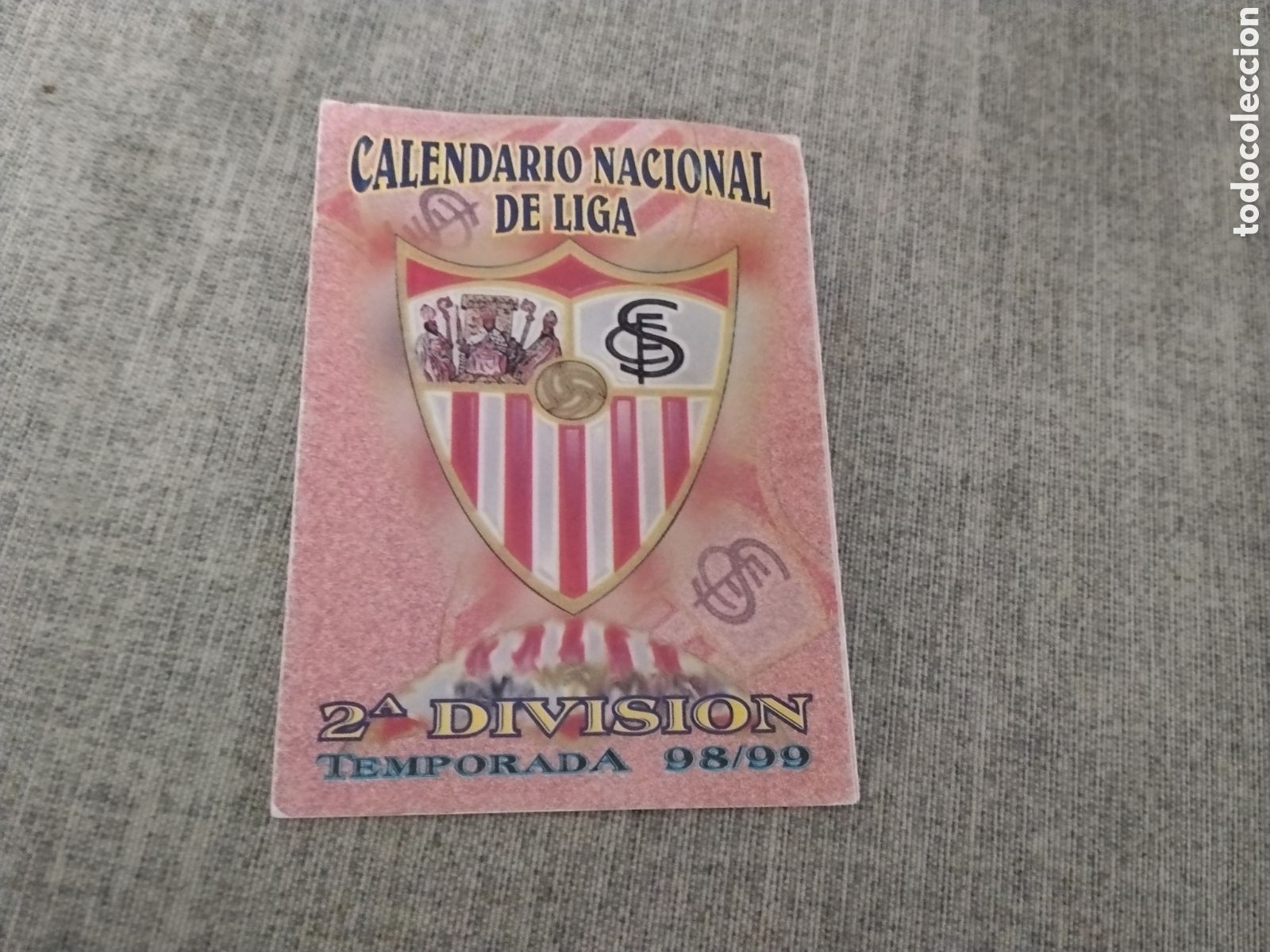Coleccionismo deportivo: CALENDARIOS SEVILLA CF - A&Ntilde;O 98-99