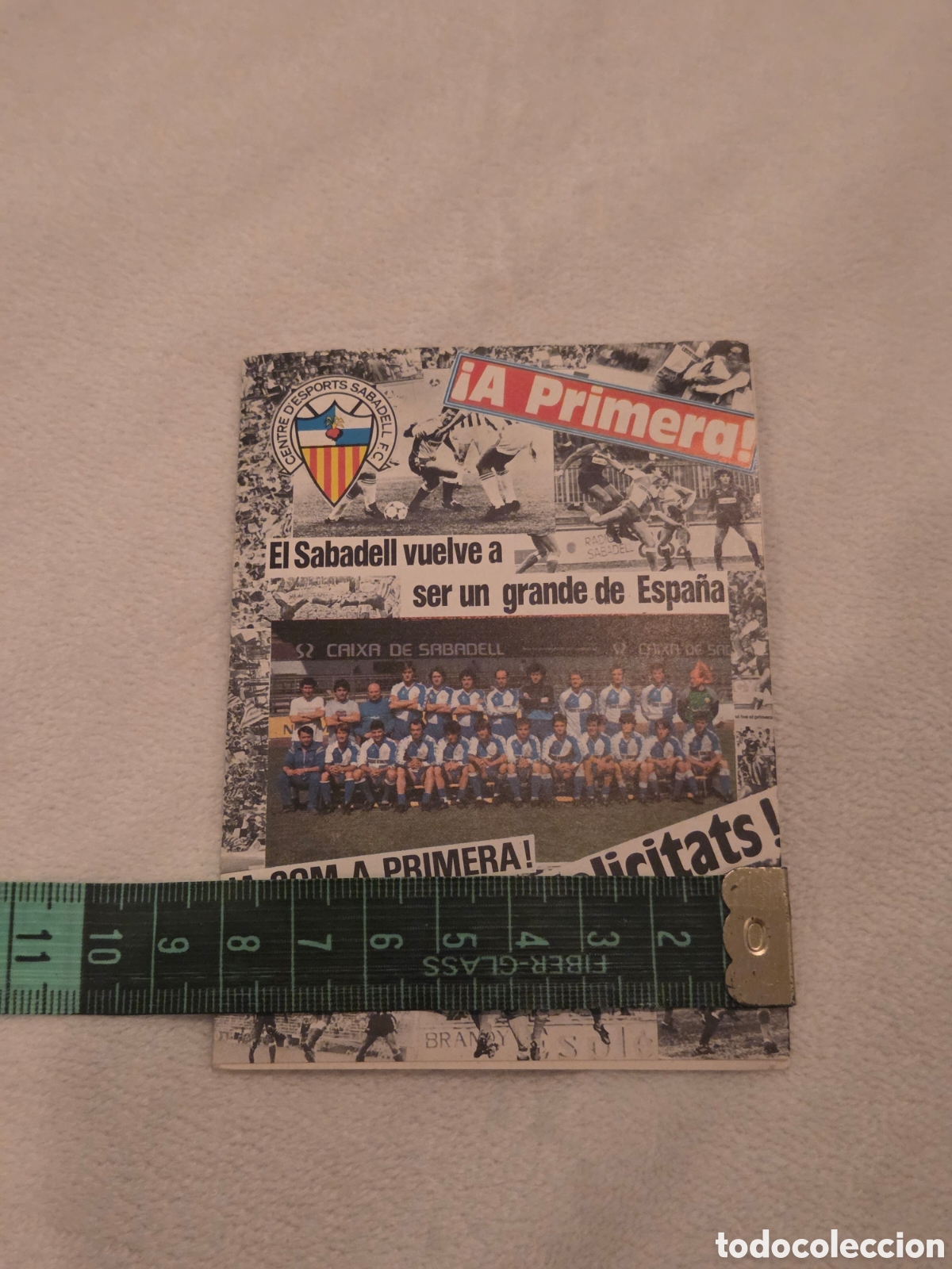 Coleccionismo deportivo: Calendario c.e sabadell temporada 1986-87