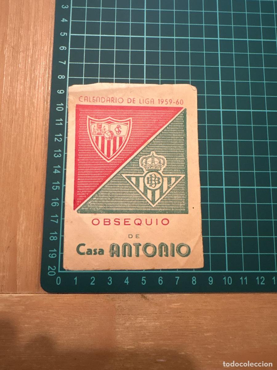 Coleccionismo deportivo: B2. (14) CALENDARIO ANTIGUO LIGA 1959-60 59-60