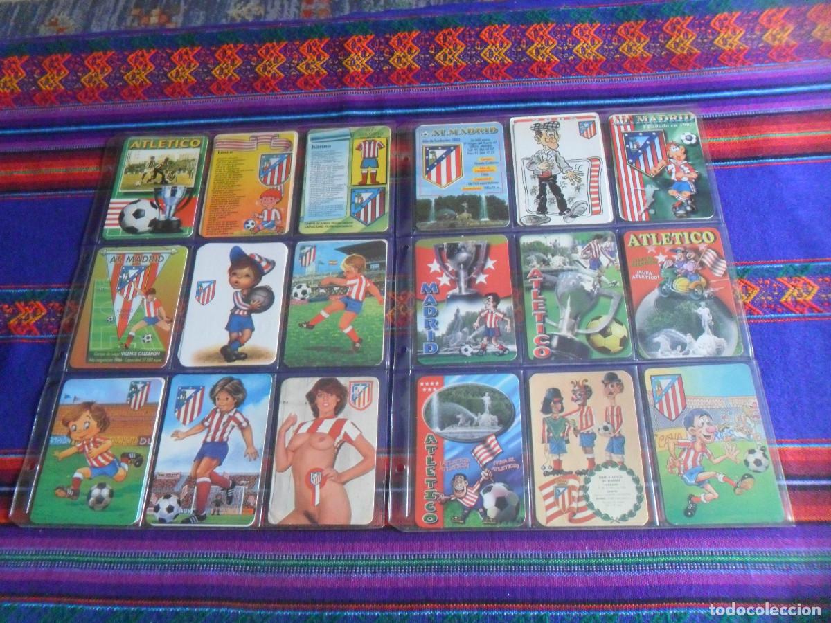 Coleccionismo deportivo: LOTE 31 CALENDARIO DE BOLSILLO DEL ATL&Eacute;TICO DE MADRID. TODAS LAS &Eacute;POCAS. DE LUJO.