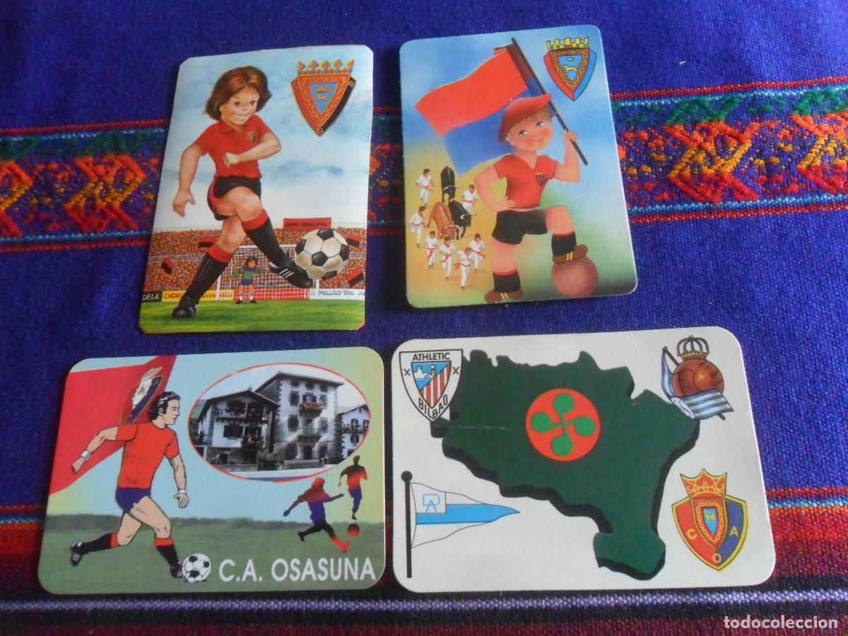 Coleccionismo deportivo: LOTE 4 CALENDARIO DE BOLSILLO CLUB ATL&Eacute;TICO OSASUNA PAMPLONA 1987, 1990 Y 2008. RAROS.