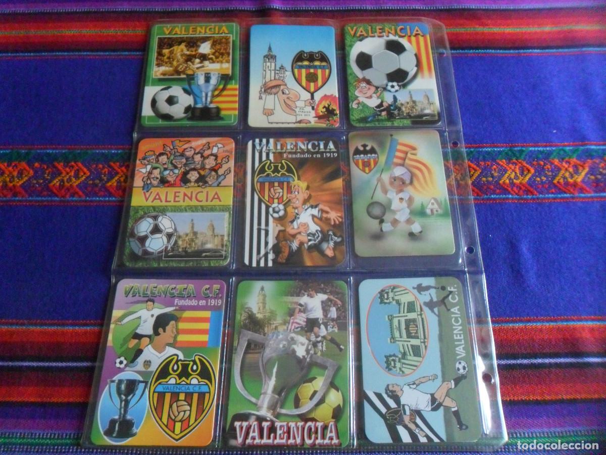 Coleccionismo deportivo: LOTE 14 CALENDARIO DE BOLSILLO VALENCIA CF TODAS LAS &Eacute;POCAS. DE LUJO.