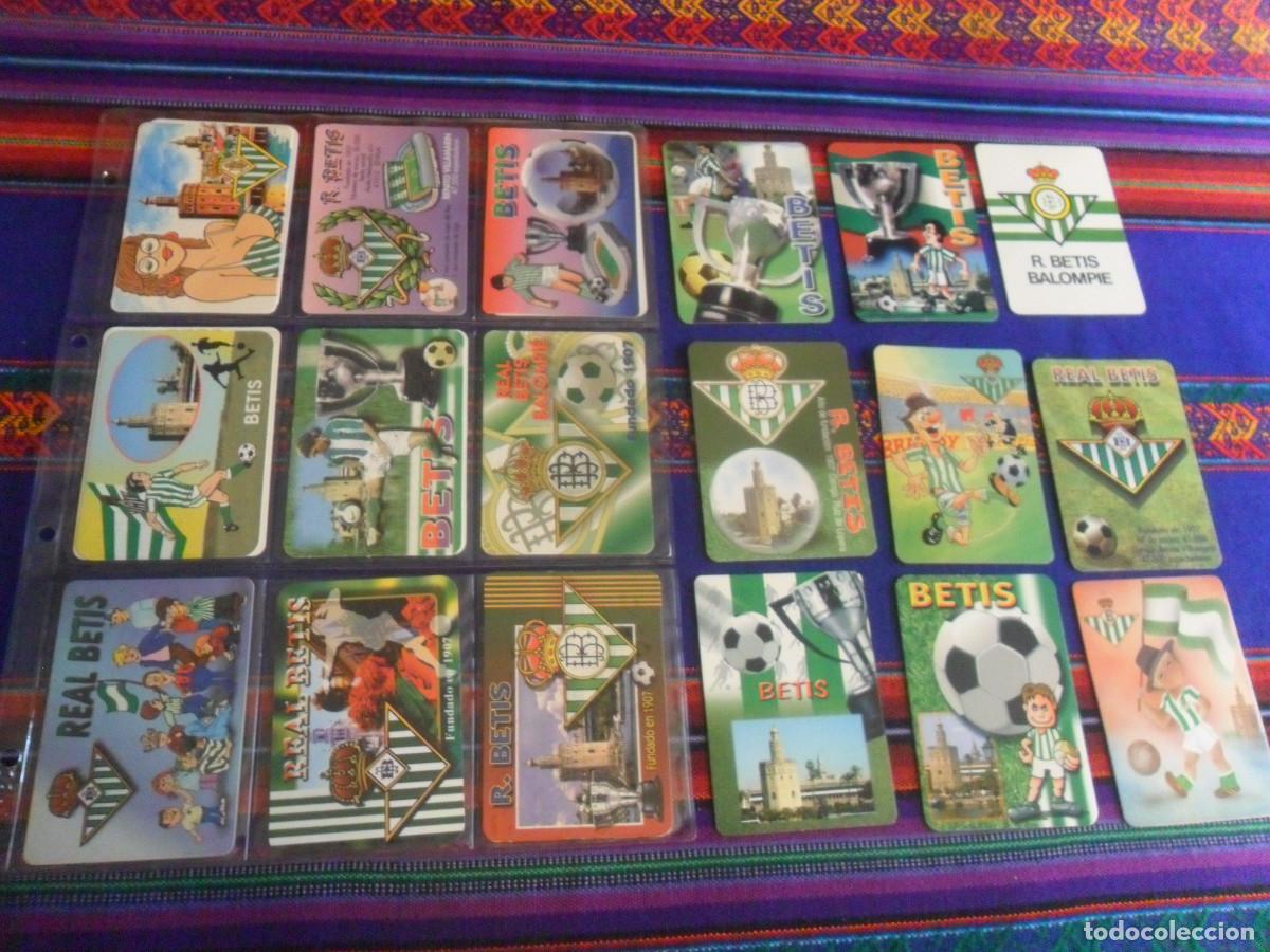 Coleccionismo deportivo: LOTE 23 CALENDARIO DE BOLSILLO REAL B&Eacute;TIS BALOMPI&Eacute; TODAS LAS &Eacute;POCAS. DE LUJO. ENTRA Y MIRA.