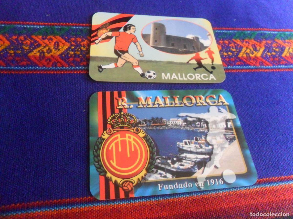 Coleccionismo deportivo: LOTE 2 CALENDARIO DE BOLSILLO RCD MALLORCA DE 2007 Y 2008. BUEN ESTADO.
