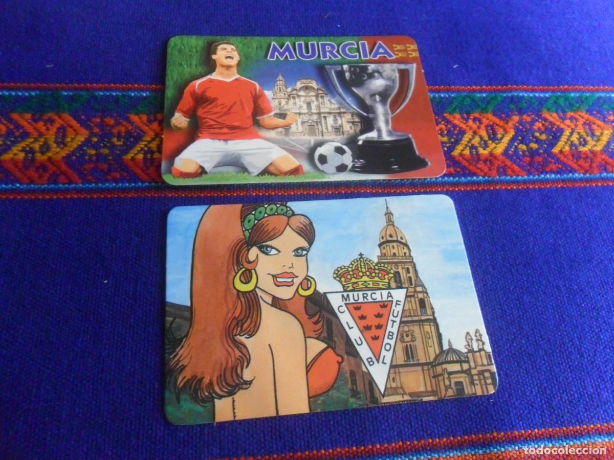 Coleccionismo deportivo: LOTE 2 CALENDARIO DE BOLSILLO REAL MURCIA CF DE 1989 Y 2009. BUEN ESTADO.