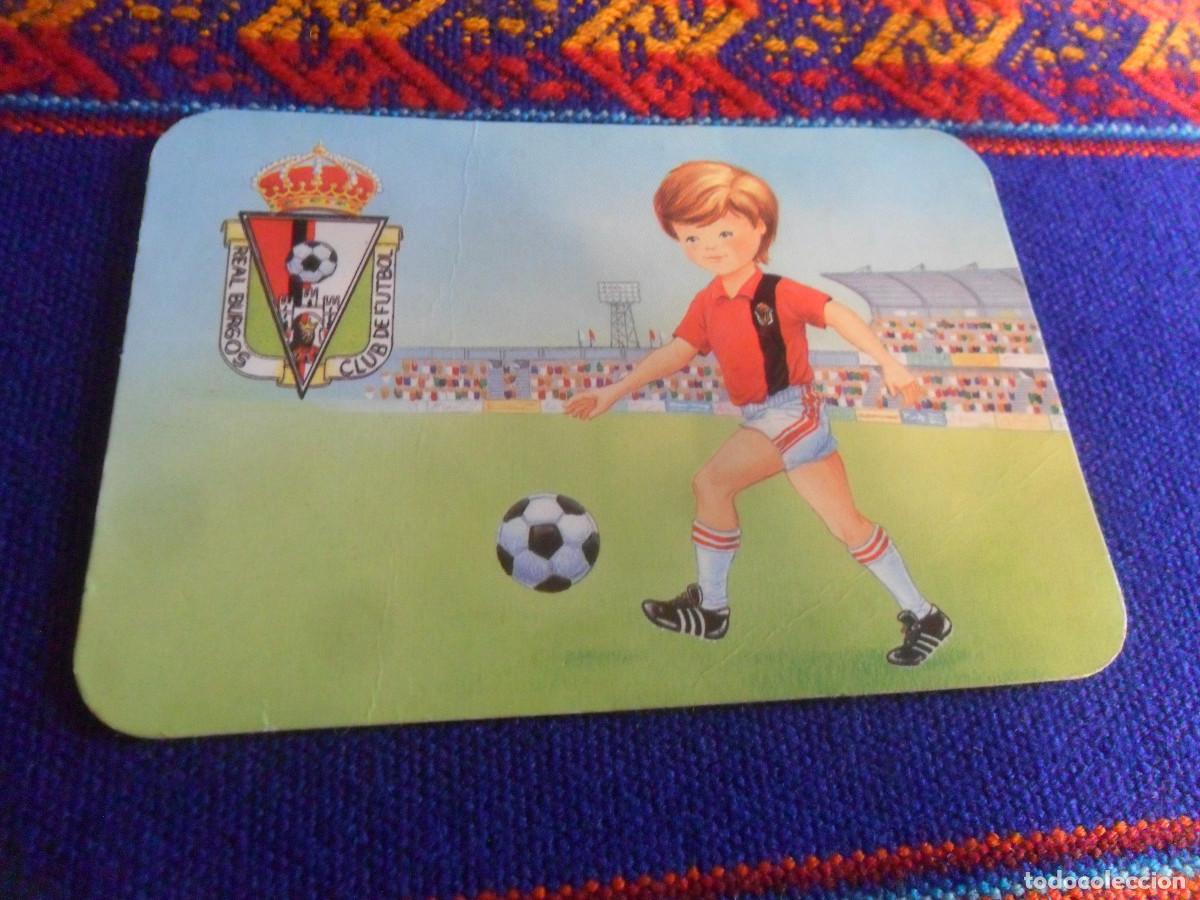 Coleccionismo deportivo: CALENDARIO DE BOLSILLO REAL BURGOS CF DE 1990. DIF&Iacute;CIL.