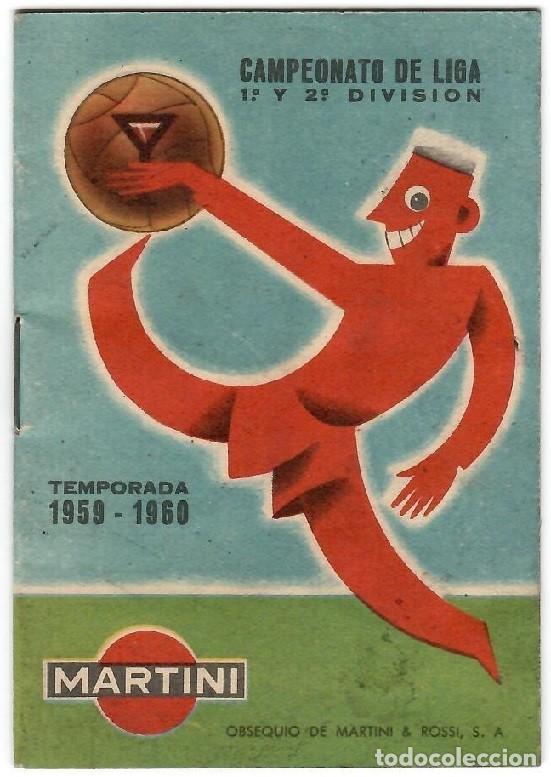 Colecionismo desportivo: Campeonato de Liga 1&ordf; y 2&ordf; Divisi&oacute;n - Temporada 1959-1960 / Martini & Rossi, S.A.
