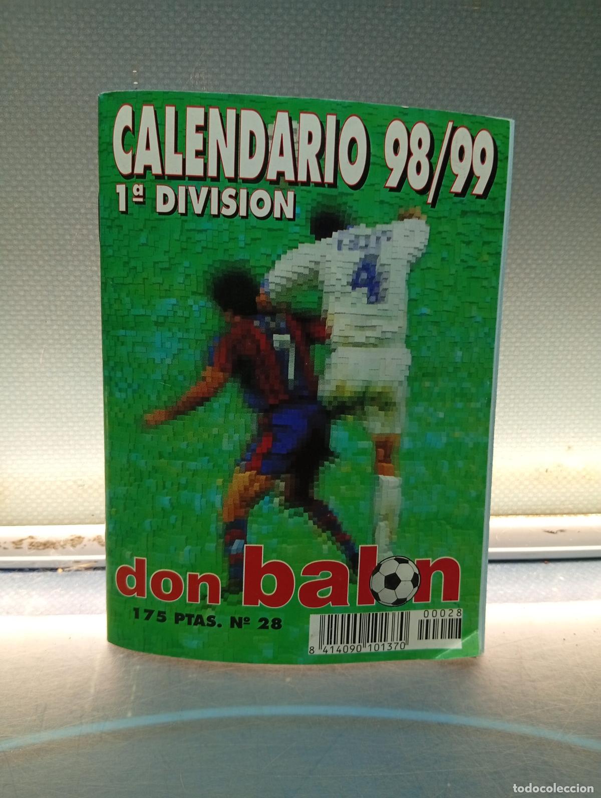 Sammelleidenschaft Sport: Calendario 98/99, 1&ordf; Division, Liga Espa&ntilde;ola, Don Balon