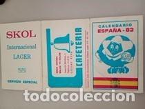 Coleccionismo deportivo: Calendario encuentros MUNDIAL ESPA&Ntilde;A 82 Publicidad CERVEZA SKOL