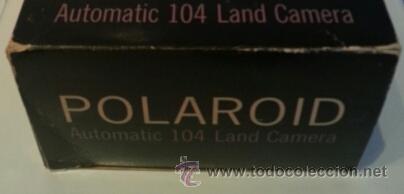 C&aacute;mara de fotos: POLAROID AUTOMATIC 104 LAND CAMERA, CON FLASH, DOCUMENTACI&Oacute;N Y CAJAS ORIGINALES. - Foto 3