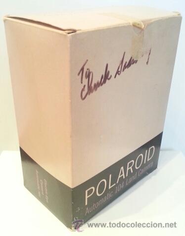 C&aacute;mara de fotos: POLAROID AUTOMATIC 104 LAND CAMERA, CON FLASH, DOCUMENTACI&Oacute;N Y CAJAS ORIGINALES. - Foto 7