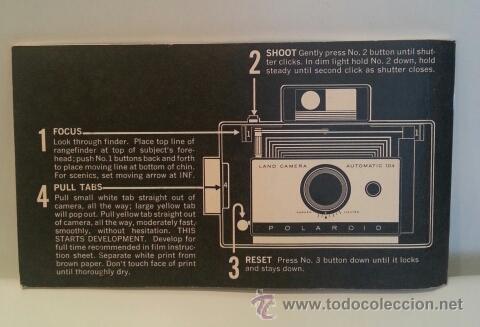 C&aacute;mara de fotos: POLAROID AUTOMATIC 104 LAND CAMERA, CON FLASH, DOCUMENTACI&Oacute;N Y CAJAS ORIGINALES. - Foto 24