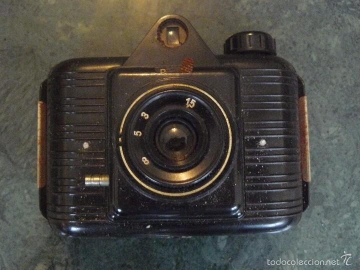Cámara de fotos: Máquina fotográfica, marca Winar, para colección o decoración, en baquelita negra - Foto 3 - 56273385