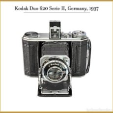 Cámara de fotos: KODAK DUO 620 - ELEGANTE CAMARA ALEMANA PLEGABLE DE 1937. MEDIO FORMATO. ESTADO: NUEVA. Lote 255365025