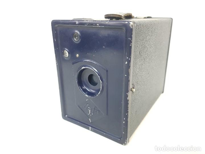 C&aacute;mara de fotos: Agfa Box 44 azul,1932. - Foto 1