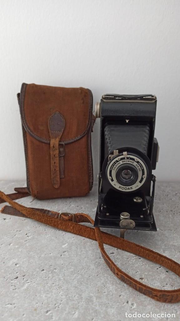 C&aacute;mara de fotos: kodak folding brownie six-20 - Foto 3