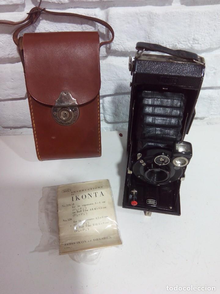 C&aacute;mara de fotos: ZEISS IKONTA+FUNDA+INSTRUCCIONES - Foto 1
