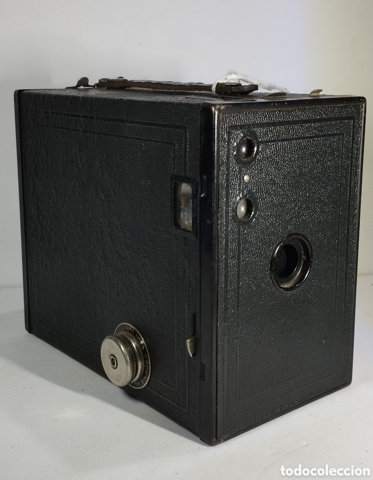 Fotokamera: Kodak brownie n 2A modelo C verde