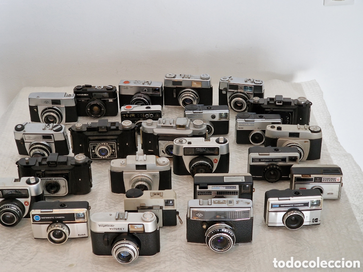lote de 26 cámaras vintage de colección - Compra venta en todocoleccion