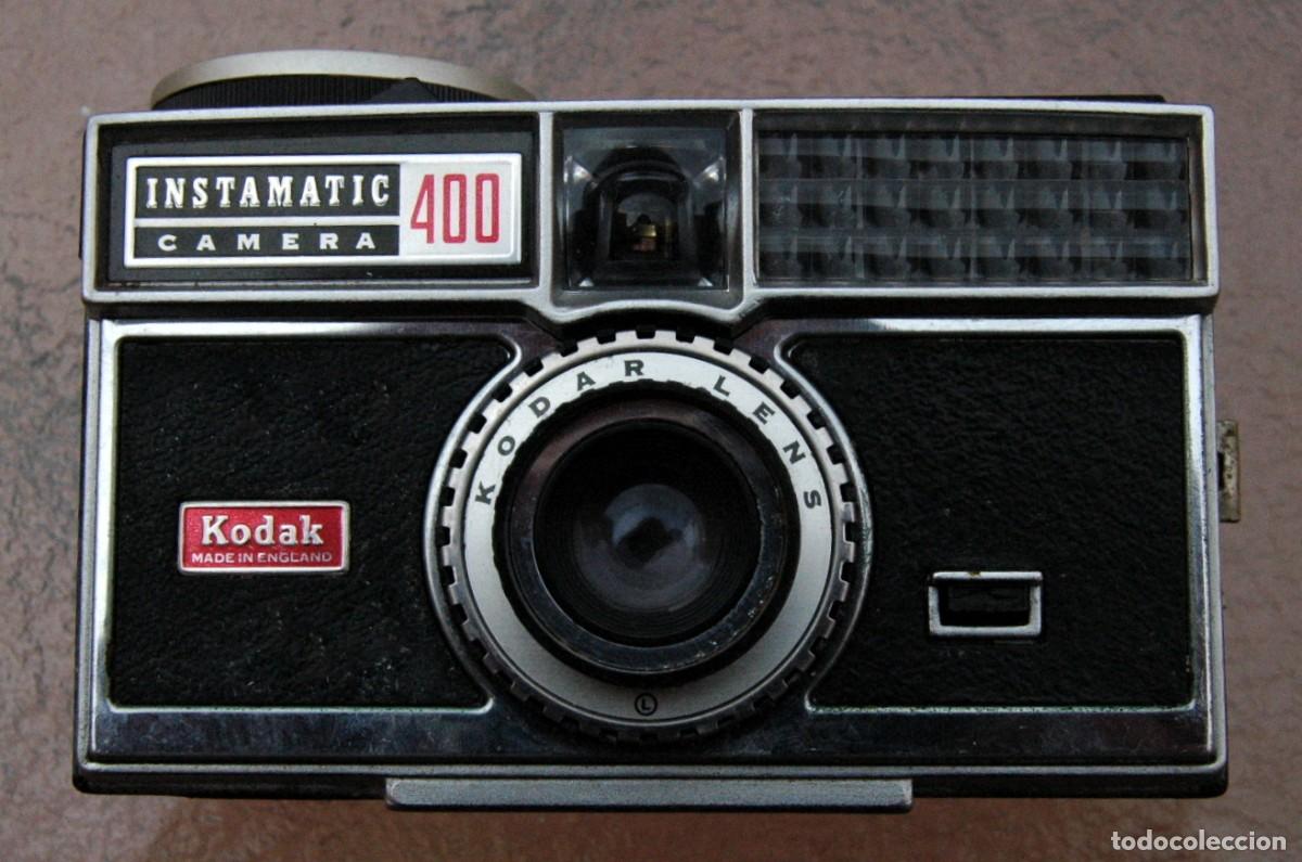 C&aacute;mara de fotos: Kodak Instamatic 400, metal. - Foto 2