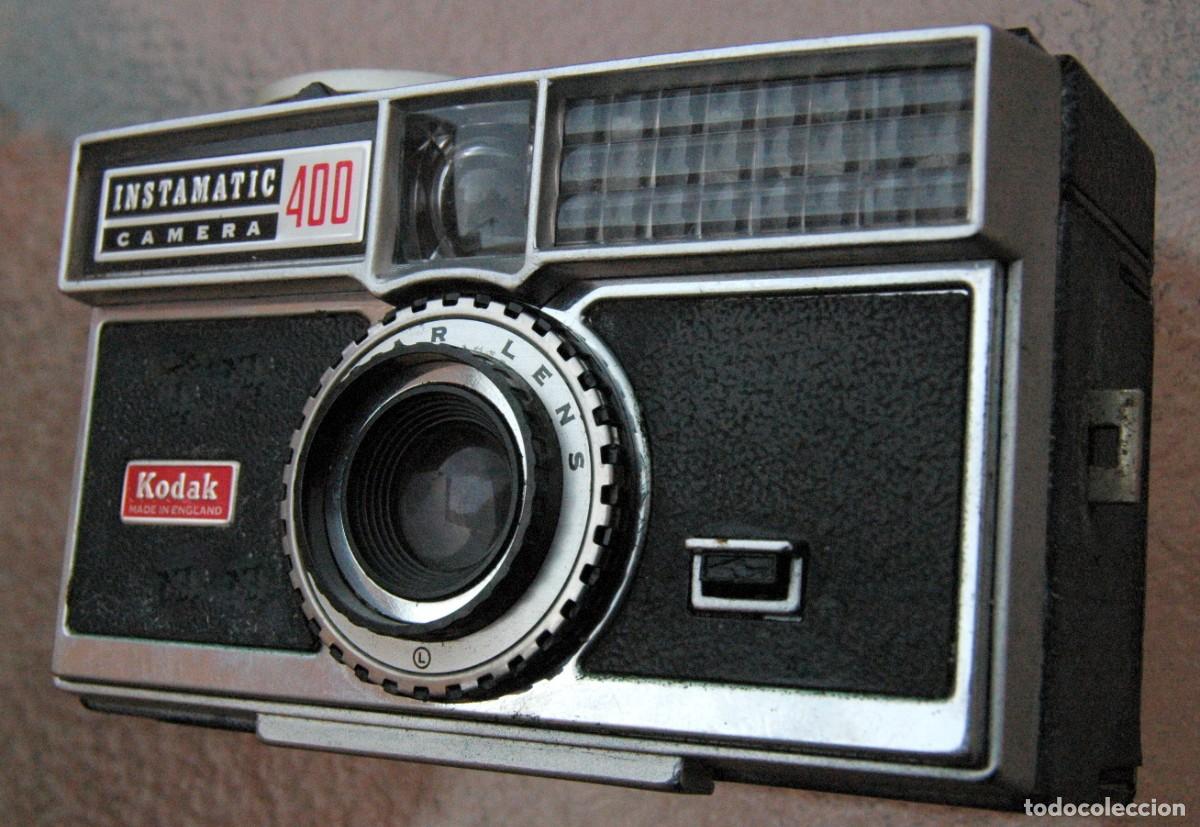 C&aacute;mara de fotos: Kodak Instamatic 400, metal. - Foto 3