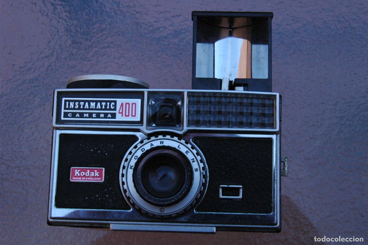 C&aacute;mara de fotos: Kodak Instamatic 400, metal. - Foto 6