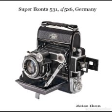 Cámara de fotos: ZEISS IKON SUPER IKONTA, VERSION 531, 6X4,5ALEMANIA 1936. ESTADO: NUEVA