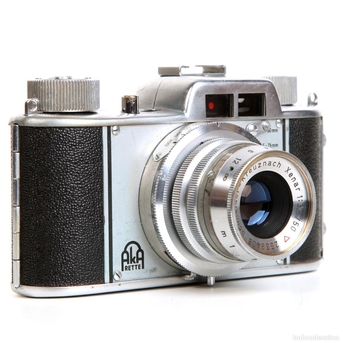 C&aacute;mara de fotos: AKARETTE II con Schneider K. XENAR 50MM/3.5 - &Oacute;PTICA INTERCAMBIABLE - ESTUCHE DE CUERO